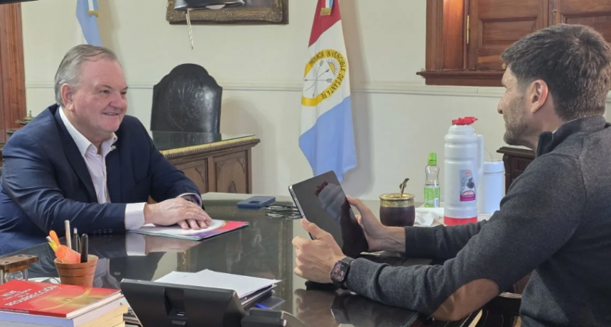 El Senador Felipe Michlig mantuvo una extensa reuni&oacute;n con el Gobernador Maximiliano Pullaro