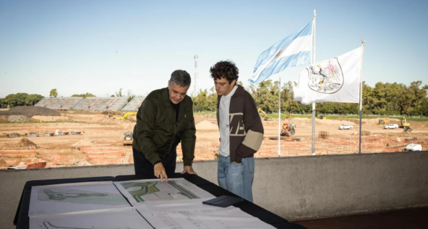 Colapinto y Jorge Macri recorrieron las obras del Aut&oacute;dromo &Oacute;scar y Juan G&aacute;lvez