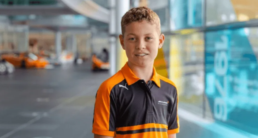 Ins&oacute;lito: McLaren contrat&oacute; a un piloto... &iexcl;de 11 a&ntilde;os!